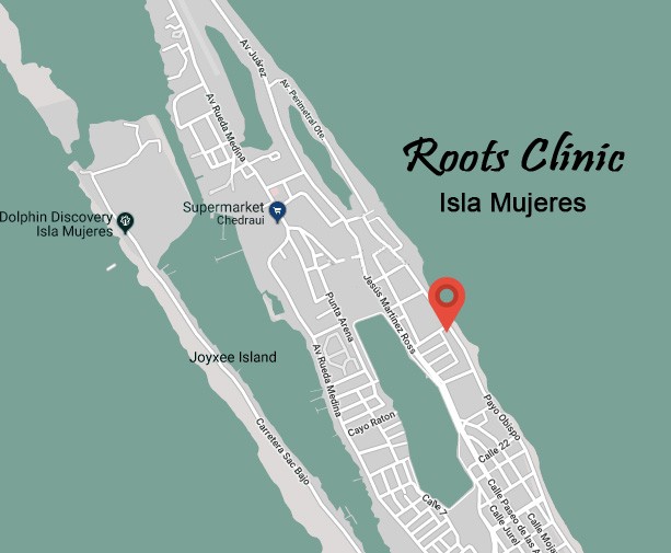 Roots Clinic Isla Mujeres - Acupuncture, Shiatsu Massage and Reiki  treatments